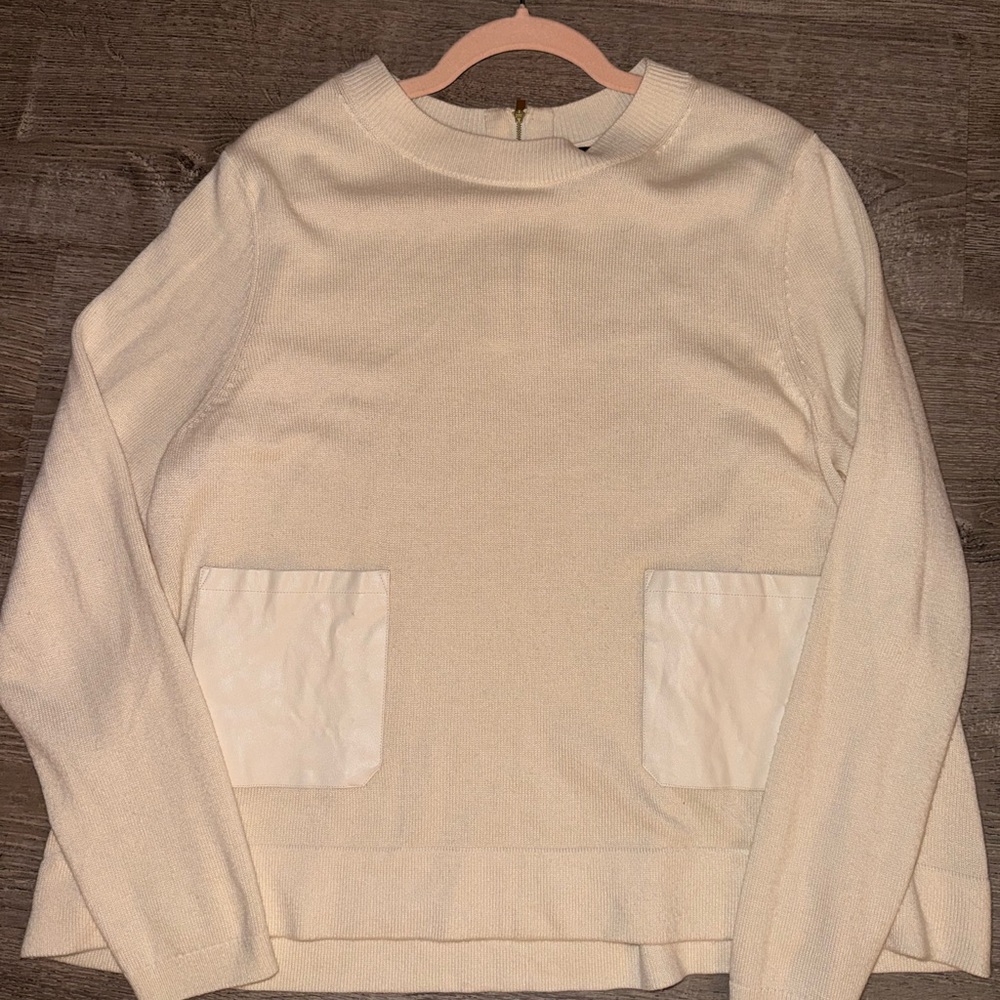 Banana Republic Cream Knit Sweater